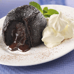 Chocolate fondant Diwali food
